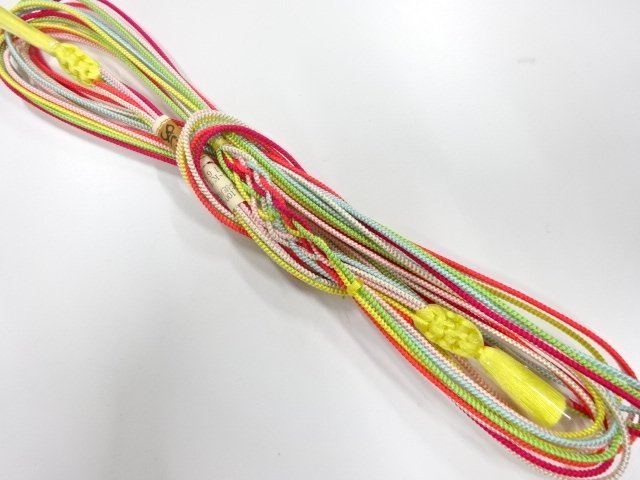 未使用品　正絹　手組帯締め